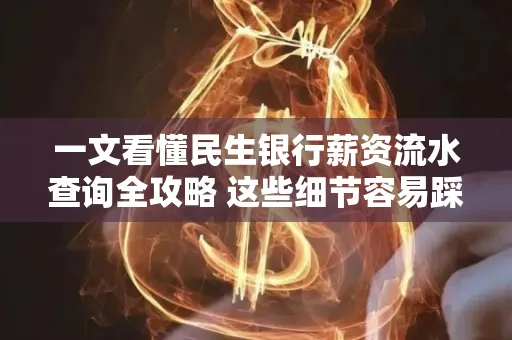 一文看懂民生银行薪资流水查询全攻略 这些细节容易踩雷