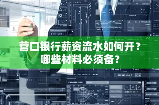 营口银行薪资流水如何开?哪些材料必须备?