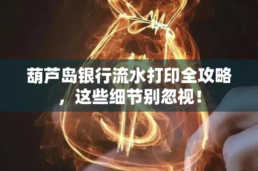 葫芦岛银行流水打印全攻略,这些细节别忽视!