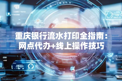 重庆银行流水打印全指南:网点代办+线上操作技巧