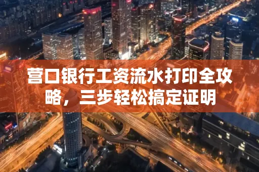 营口银行工资流水打印全攻略,三步轻松搞定证明