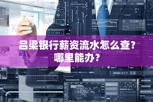 吕梁银行薪资流水怎么查?哪里能办?