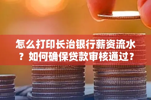 怎么打印长治银行薪资流水?如何确保贷款审核通过?