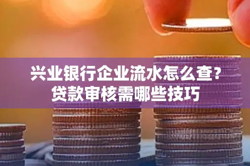 兴业银行企业流水怎么查?贷款审核需哪些技巧
