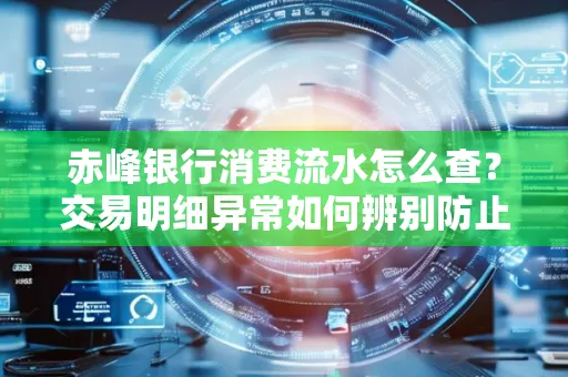 赤峰银行消费流水怎么查?交易明细异常如何辨别防止诈骗