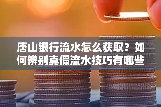 唐山银行流水怎么获取?如何辨别真假流水技巧有哪些?