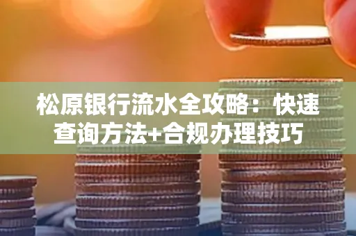 松原银行流水全攻略:快速查询方法+合规办理技巧