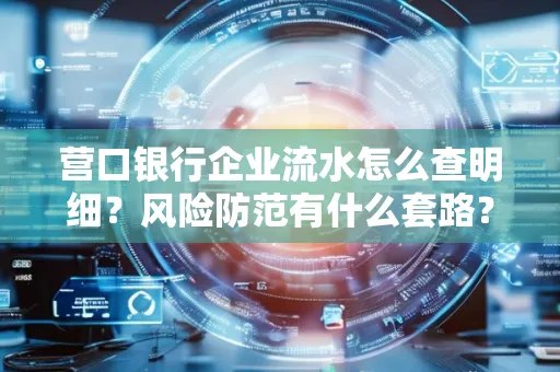 营口银行企业流水怎么查明细?风险防范有什么套路?