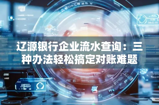 辽源银行企业流水查询:三种办法轻松搞定对账难题