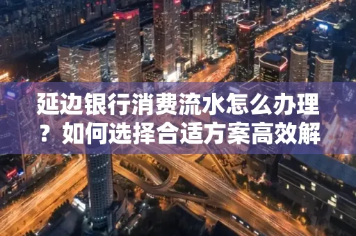 延边银行消费流水怎么办理？如何选择合适方案高效解决？