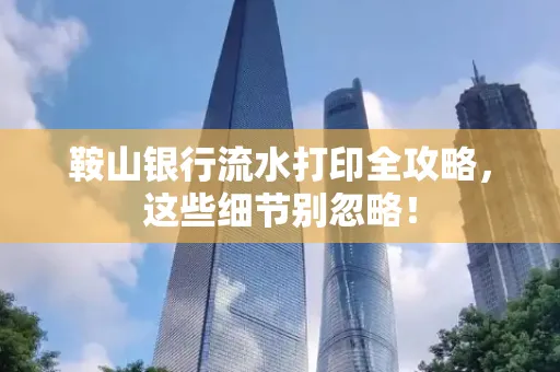 鞍山银行流水打印全攻略,这些细节别忽略!